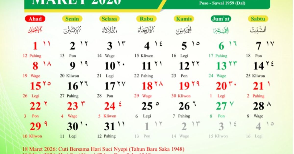Siap-siap! Libur Lebaran 2026 Bisa Jadi yang Terpanjang! Catat Tanggalnya, Jangan Sampai Kelewatan!