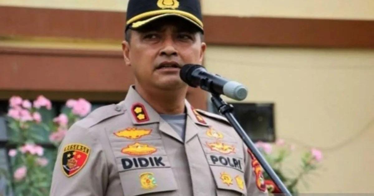 AKBP Didik Putra Kuncoro dicopot dari jabatan Kapolres Bima Kota karena diduga menerima aliran dana Rp1 miliar dari bandar narkoba. (Foto: Antara)