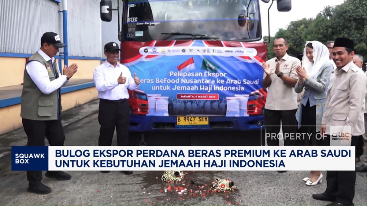 Beras Premium RI Tembus Pasar Arab Saudi, Bulog Raih Peluang Ekspor