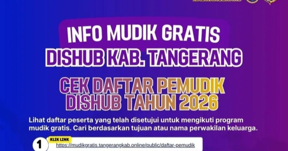 Peminat Membludak, Bupati Tangerang Berencana Tambah Kuota Mudik Gratis 2026