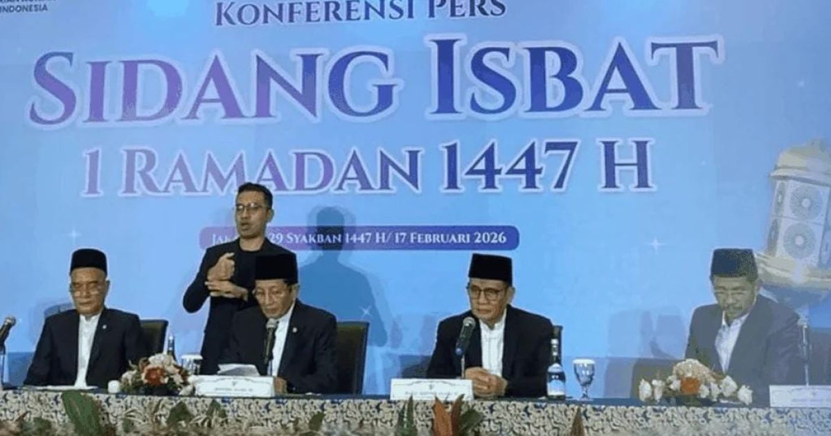 RESMI! Hasil Sidang Isbat Tetapkan Hari Raya Idulfitri 2026 Jatuh Pada Sabtu 21 Maret
