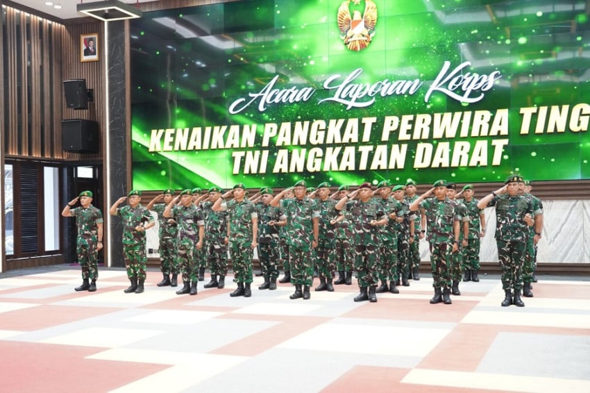 Gelombang Promosi Jabatan Strategis TNI AD: 28 Perwira Tinggi Dianugerahi Pangkat Baru, Termasuk Lulusan Terbaik Akmil