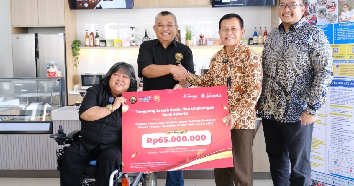Rayakan Ulang Tahun ke-65, Bank Jakarta Tingkatkan Kemandirian Ekonomi Penyandang Disabilitas Melalui Pelatihan Vokasi
