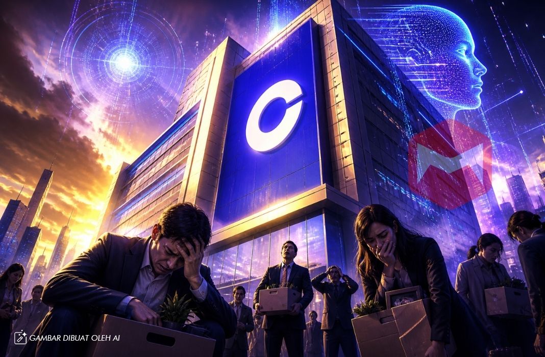 Coinbase Pangkas 14 Persen Tenaga Kerja di Tengah Tekanan Pasar Kripto dan Adaptasi Teknologi AI