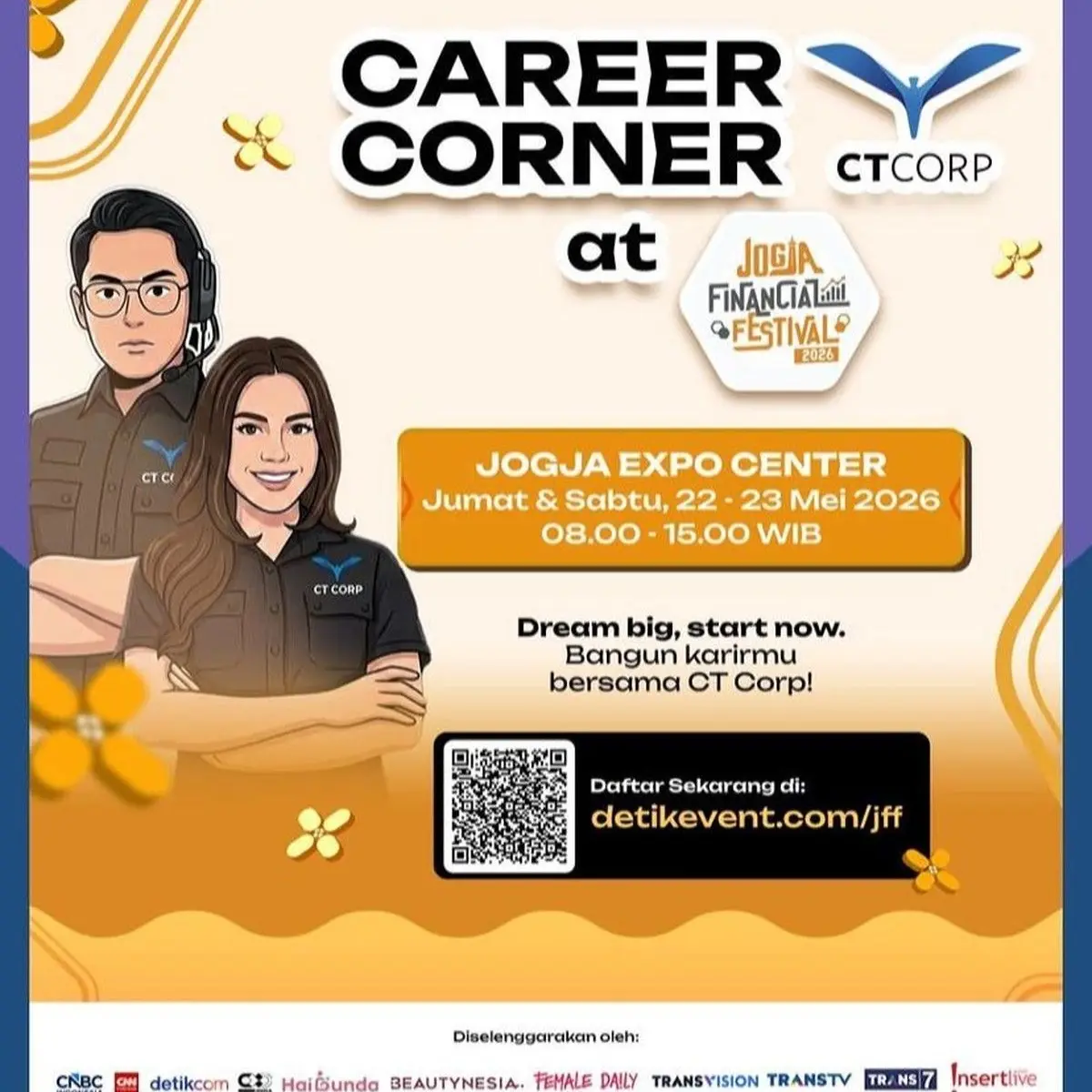 CT Corp Buka Pintu Karier dan Tawarkan Hiburan Musik Gratis di Jogja Financial Festival 2026