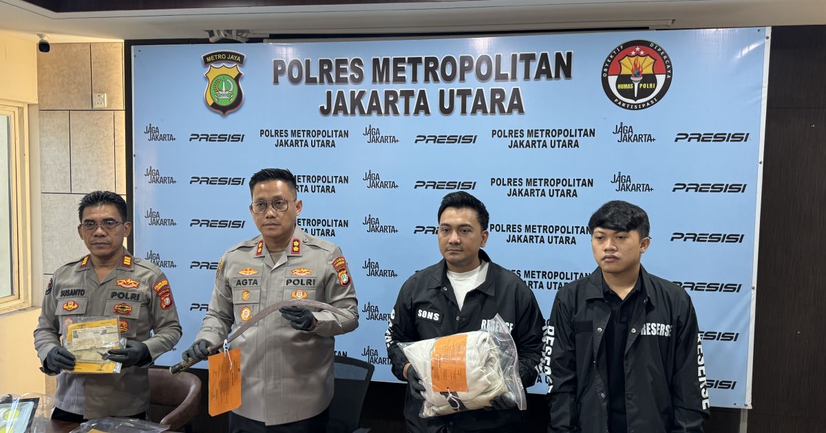 Empat Pelaku Begal di Pluit Diringkus Polisi Usai Aksinya Viral di Dunia Maya