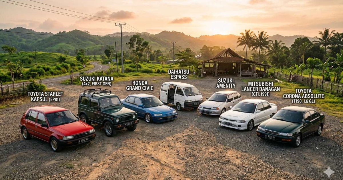 Kalcer! 7 Mobil Bekas Era 90-an di 2026 Harga di Bawah Rp30 Juta