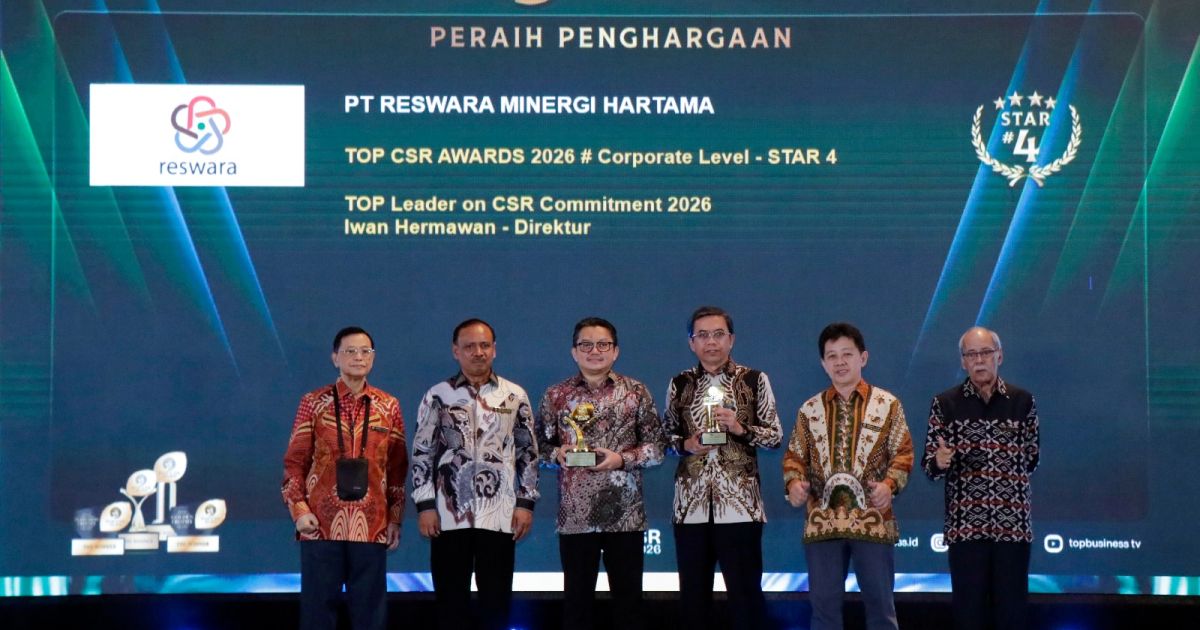 Reswara Raih Penghargaan Bergengsi TOP CSR Awards, Komitmen ESG Jadi Kunci Pemberdayaan Masyarakat