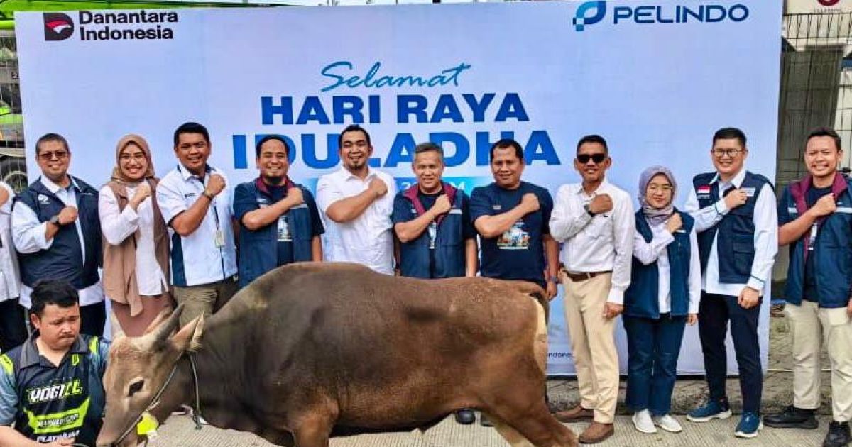 JICT Pererat Kebersamaan dengan Distribusi 44 Hewan Kurban Idul Adha di Area Pelabuhan Tanjung Priok