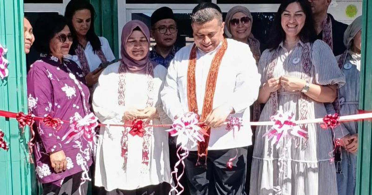 Kepala BPJPH Resmikan Ruang Kelas di Lombok Utara Bantuan Lembaga Halal ICCV Australia dan Heart to Hati Foundation