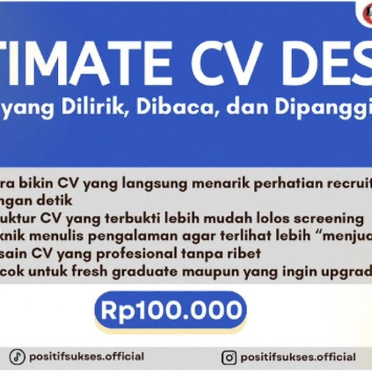 Solusi Praktis Bagi Fresh Graduate: Atasi CV 'Nol Respon' dengan Kelas Desain Dokumen Lamaran