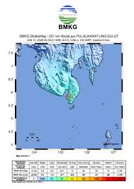 Guncangan Tektonik M 5,7 Guncang Perairan Utara Sulawesi Utara, Pusat Getaran di Dekat Kepulauan Sangihe
