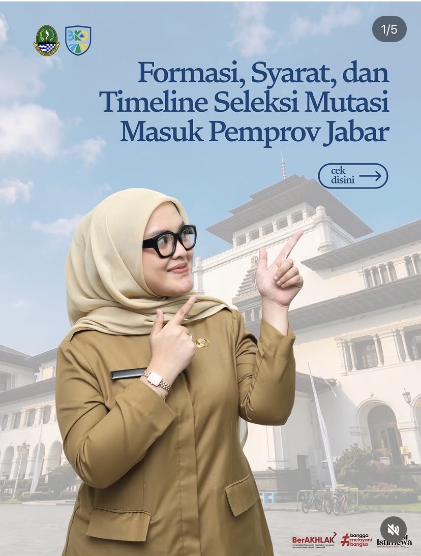 Seleksi Masuk Pemprov Jabar. DOK IG @bkd.jabar