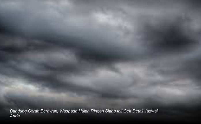 Cuaca Wilayah Kota Bandung dan Sekitarnya