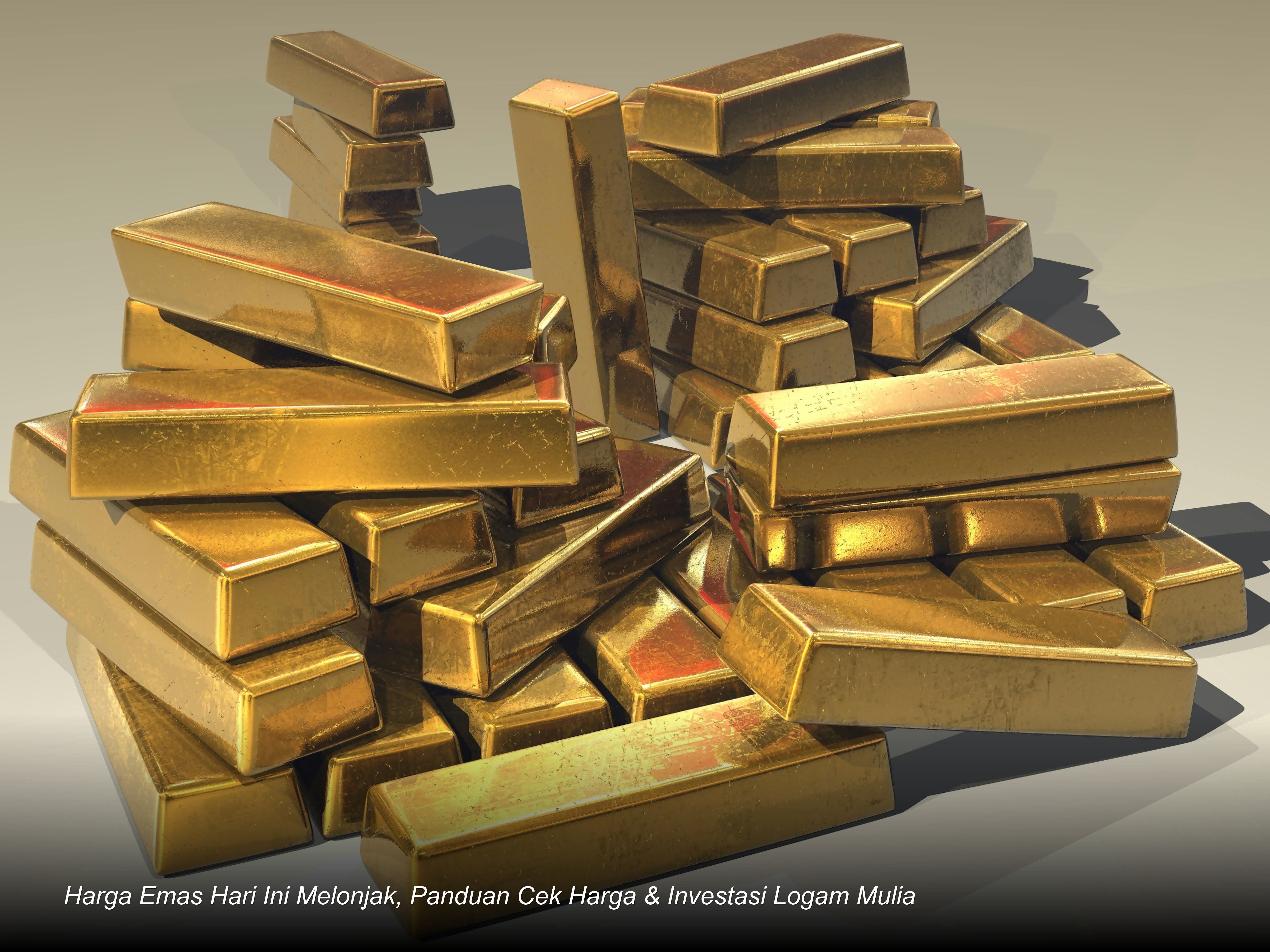 Harga Emas Hari Ini Melonjak, Panduan Cek Harga & Investasi Logam Mulia