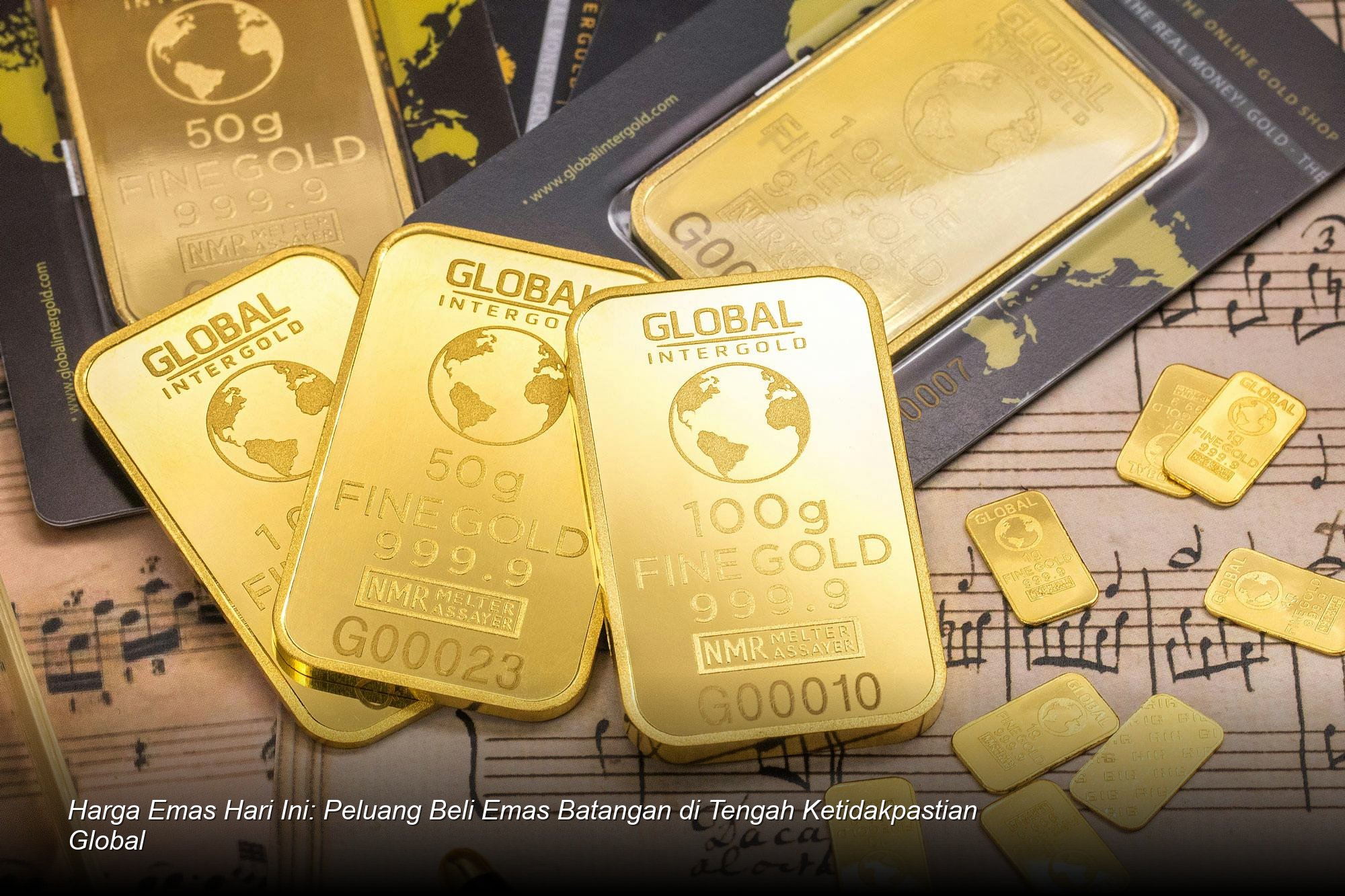 Harga Emas Hari Ini: Peluang Beli Emas Batangan di Tengah Ketidakpastian Global