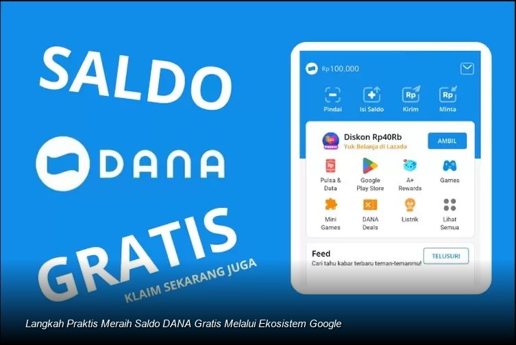 Tampilan layar ponsel yang menunjukkan notifikasi saldo DANA bertambah setelah menyelesaikan tugas digital.