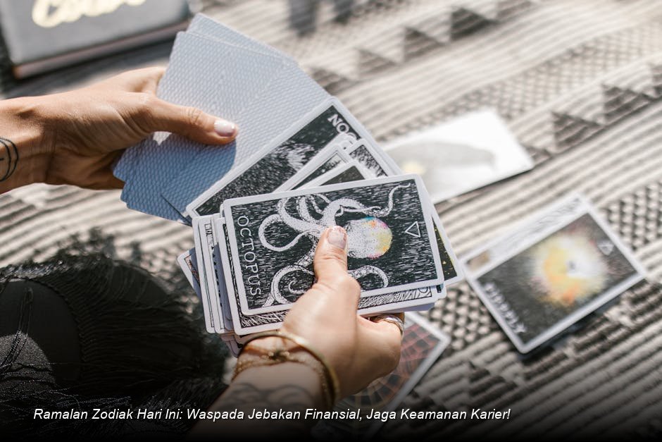 Ilustrasi artistik rasi bintang-rasi bintang yang saling terhubung dengan garis pelindung berwarna biru safir yang mengelilingi simbol zodiak.